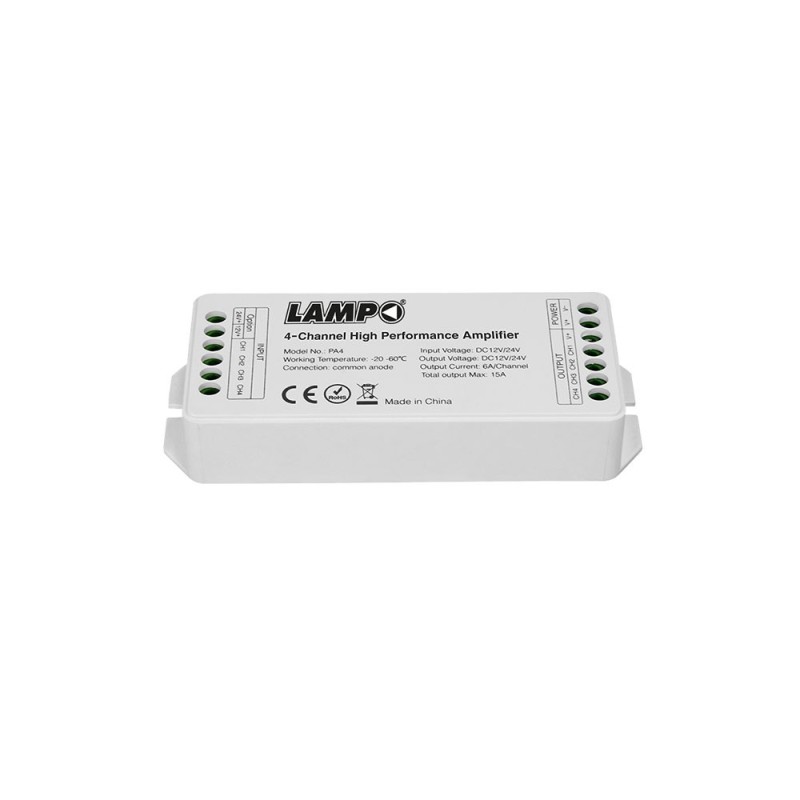 Lampo Amplificatore 12V-24V RGBW di Segnale per LED e Strisce