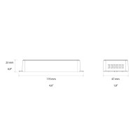 Lampo Four-Channel Signal Amplifier for 12V-24V RGBW LEDs and