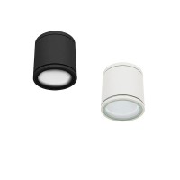 Lampo Lamp GU10 Cylinder IP54 Round Ceiling Surface In Aluminum