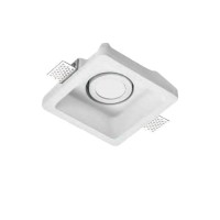 Lampo Ceiling Recessed Square Spotlight GU10 Adjustable In