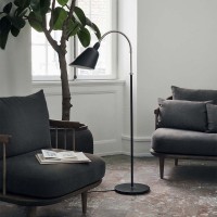 &Tradition Bellevue AJ7 Lampada da Terra Orientabile in Ottone
