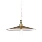 Ideal Lux Cantina SP1 60W E27 Pendant Suspension Lamp Brushed