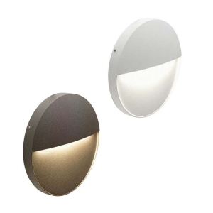 Sovil Geo Round Lampada LED Da Parete Segnapasso Tondo Luce