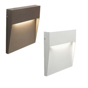 Sovil Geo Square 6 WATT LED Wall Lamp Square Step Light Neutral