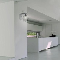 Ideal Lux Minimal AP1 Wall LED Lamp Applique Chrome