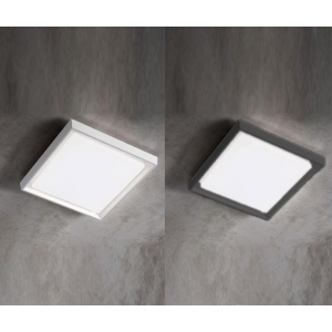 Ai Lati Alu Wall or Ceiling Lamp LED 25W 1800lm 3000K Square