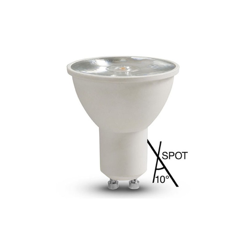 Duralamp XSPOT Lampadina LED GU10 7,5W 2700K 500lm 10° fascio
