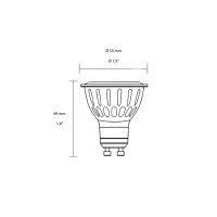 Marino Cristal RFL-COB-7 PRO GU5,3 7W 12V LED Bulb 60° Wide Beam