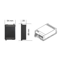 Dalcnet Interfaccia DMX 12-24V 4 x 5A LED Dimmer controllo RGB