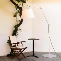 Artemide Tolomeo Paralume Outdoor Floor LED Lamp in White