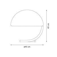 Martinelli Luce Serpente LED Table Lamp Design Elio Martinelli