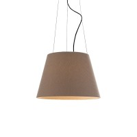 Artemide Tolomeo Paralume Outdoor Suspension LED Lamp in Dove