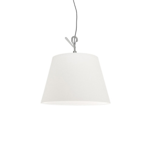 Artemide Tolomeo Paralume Outdoor Hook LED Lamp in White Fabric