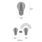 Vivida Bulbs Lampadina LED a Goccia E27 8W 4000K 840Lm Luce