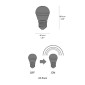 Vivida Bulbs LED Bulb E27 8W 3000K 600Lm Warm Light