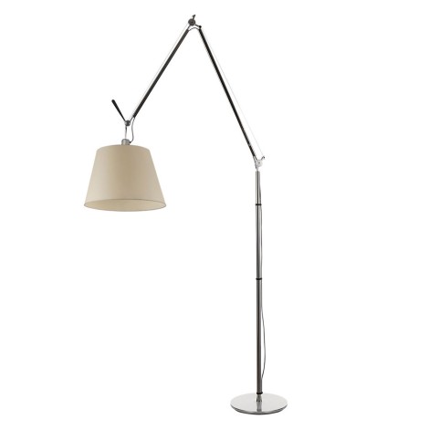 Artemide Tolomeo Mega Floor Dimmable LED Lamp in Parchment