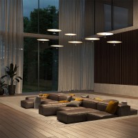 Lumina DOT 1100 Thermodynamic LED Dimmable Suspension Lamp By