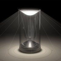 Lumina EVA Glass LED Dimmable Table Lamp By Foster+Partner