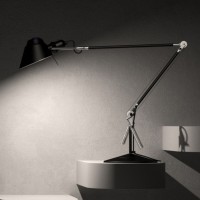 Lumina Tangram LED Table Lamp with Movable Arms Black