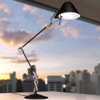 Lumina Tangram Lampada LED da Tavolo a Bracci Mobili Alluminio