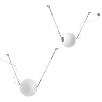 Lumina Perla Adjustable Spherical Glass Suspension Lamp By
