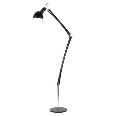 Lumina Naomi LED Floor Lamp with Movable Arms Black Soft-Touch