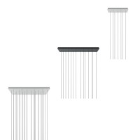 Lodes Multiple Rectangular Canopies for Suspension Lamp