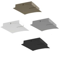 Cattaneo Rosone Da Soffitto Head System Da 4 A 6 Moduli Base