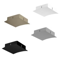 Cattaneo Rosone Da Soffitto Easy System Da 2 A 4 Moduli Uscite