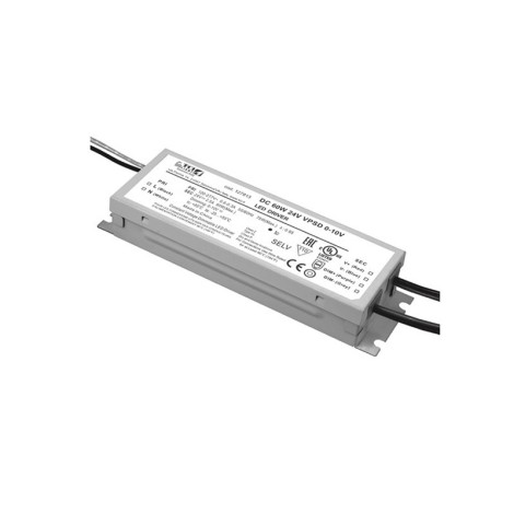 TCI DC Direct Current LED VPSD Driver 60W 24V 0-10V dimmable