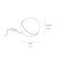 Louis Poulsen VL Studio 150 Table/Floor Sphere Lamp for Indoor