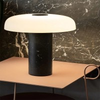 Fontana Arte Tropico Large Dimmable LED Table Lamp in Marble By