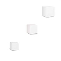 Ideal Lux Luna PT1 Lampada Cubica per Esterno da Terra Design