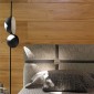 Oluce Superluna F Semi-spherical Double Floor LED Lamp for