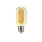 Tube Lamp LED E27 short Filament T45 5W 2000K 360lm Amber