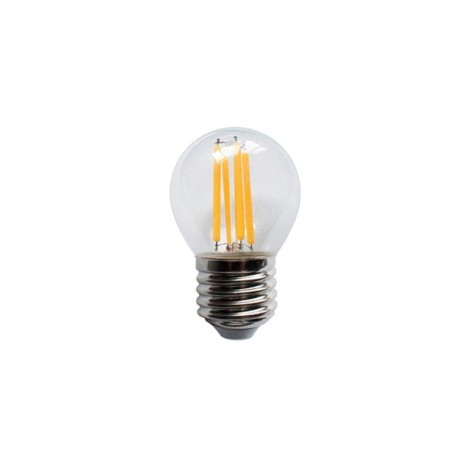 Daylight Bulb Filament Sphere LED E27 4W 440lm 3000K Clear