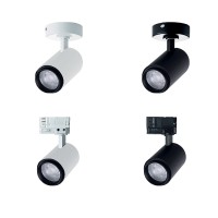 Adjustable Three-phase Track or Ceiling Spotlight 8W LED 24°