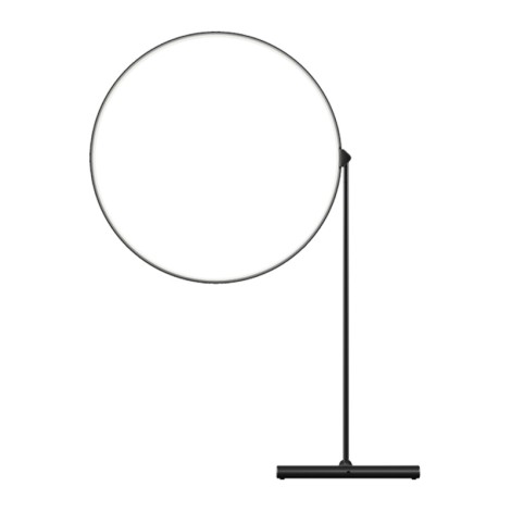 Kundalini Poise Rotating LED Ring Light Table Lamp By Robert