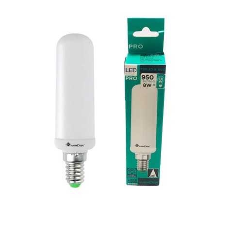 Marino Cristal T28 EVO Tube Bulb LED E14 8W 950lm Lamp High