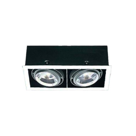 IGuzzini Double Frame Two lights 2 X PAR30 LED Recessed Ceiling