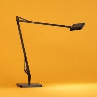 Flos Kelvin LED Base Table Lamp Black Dimmable By Antonio