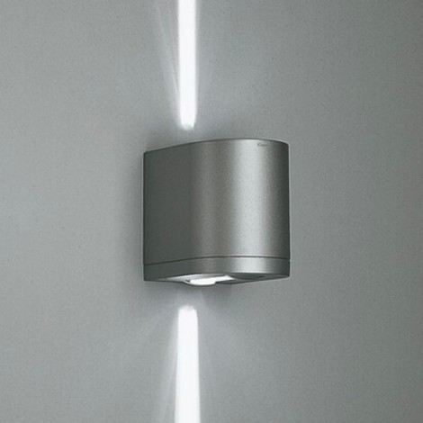 iGuzzini Kriss Double emission Wall Lamp Gray Applique For