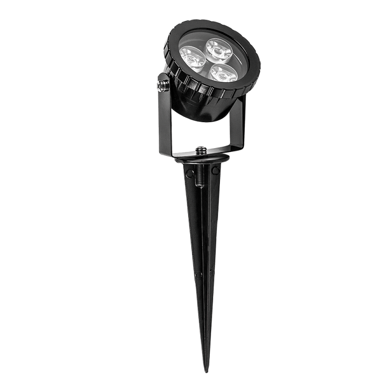 Lampo Faretto LED 12V da Giardino orientabile con picchetto Per