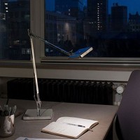 Flos Kelvin EDGE Base LED Table Lamp Chrome Dimmable