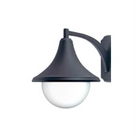 Nobile Lampara Lampada da Parete E27 Per Esterno IP43 Antracite