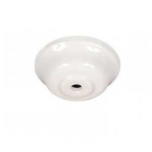 Round Ceiling Rose White Porcelain