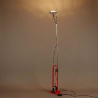 Flos Toio HL Floor Lamp Red dimmable 230/240V by Castiglioni