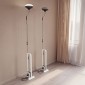 Flos Toio HL Dimmable Floor Lamp White Color By Castiglioni