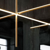 Flos COORDINATES C1 Dimmable LED Ceiling Lamp Champagne