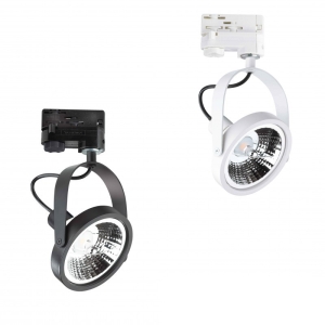 Ideal Lux Glim Track Faretto a LED Orientabile da Binario